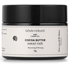 Renas Store Bade Natural Soğuk Sıkım Kakao Yağı %100 Doğal & Saf 1 Paket (1 x 50 Ml)