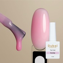 Renas Store Fontenay Dubai Professional Candy Top Coat 15 ml Pembe