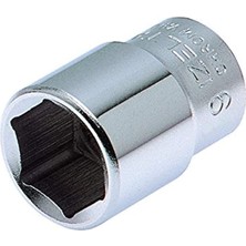Renas Store Izeltaş 1110060017 17 mm 3/8" Altı Köşe Lokma Anahtar, Krom, 17 mm