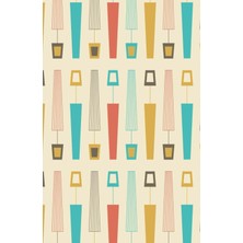 Renas Store Planner For Any Occasion: 4-Month Non-Dated Daily Planner, 257 Pages, In Whimsical Midcentury Modern Graphics For Everyday Use
