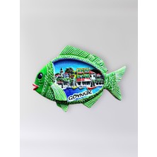 Mundy Göynük Polyester Kabartmalı Magnet 8,5 x 6 cm Dekoratif Hediyelik Buzdolabı Süsü (KOD:1753)