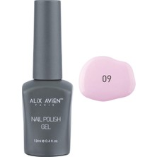 Renas Store Alıx Avıen Uv Kalıcı Açık Pembe Jel Oje 09 - Gel Polish - 12 ml