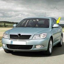 Renas Store Sol Dış Dikiz Aynası Kapağı 3T0857537 Skoda Octavia A6 ile Uyumlu 2009-2012