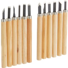Renas Store Brüder Mannesmann Oyma Bıçağı Seti, 12 Parça, M 690-12, Bej