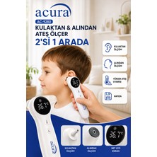 Acura AC-9280 Dual Kulaktan & Alından Profesyonel Ateş Ölçer