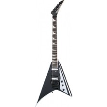 Jackson JS32 Rhoads Floyd Rose Amaranth Klavye Black With White Bevels Elektro Gitar