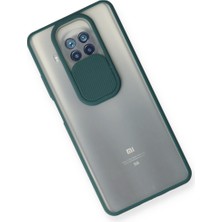 Mi 10T Lite Kılıf Palm Buzlu Kamera Sürgülü Silikon - Yeşil