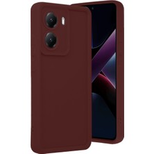 Poco X7 Pro Viera Silikon - Bordo