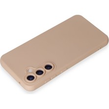Galaxy S24 Kılıf Nano Içi Kadife Silikon - Pudra