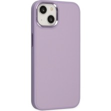 iPhone 14 Plus Kılıf Asya Deri Silikon - Lila