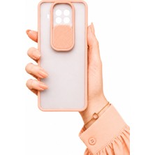 Noktaks Xiaomi Mi 10T Lite 5G Uyumlu Kılıf Sürgülü Kamera Korumalı Mat Lensi Telefon Kılıfı - Pembe Açık