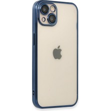 iPhone 13 Kılıf Razer Lensli Silikon - Lacivert
