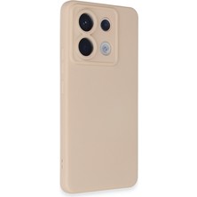 Redmi Note 13 Pro 5g Kılıf Nano Içi Kadife Silikon - Pudra