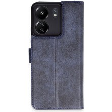 Redmi 13C Kılıf Trend S Plus Kapaklı Kılıf - Lacivert