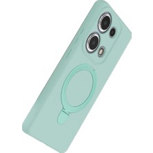 Redmi Note 13 Pro 4g Regal Magsafe Standlı Kapak - Su Yeşili