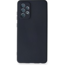 Galaxy A72 Kılıf Nano Içi Kadife Silikon - Lacivert