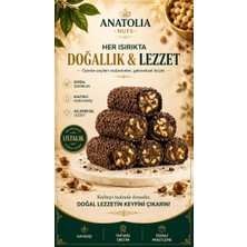 Anatolia Nuts Çikolata Kaplı Karışık Kuruyemişli Fitil Lokum – Çikolatalı Sarma Lokum