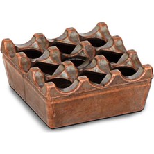 Pios Döküm Kare Küllük Döküm -  Bakır 8x8 cm
