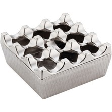 Pios Döküm Kare Küllük Döküm Krom 8x8 Cm