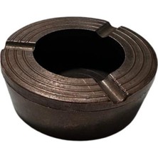 Döküm Yuvarlak Küllük Döküm Bakır 8cm