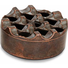 Döküm Yuvarlak Küllük Döküm Bakır 9cm