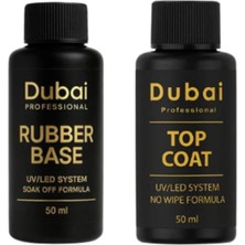 Renas Store Fontenay Dubai Professional Rubber Base + Top Coat 50ML Beyaz