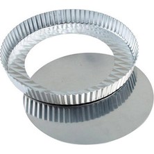Dinç Kitchen Tabanı Çıkan Tart Kek Kalıbı Efes no2 çap 24 ø Yükselik 2,7 cm
