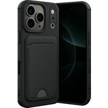 TeknoKapsül Iphone 17 Pro Kelvin Kartvizitli Silikon - Siyah