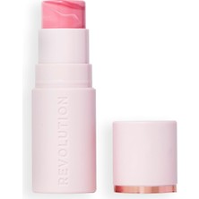 Renas Store Revolution Skin Silk Blush Stick - Yanaklar, Gözler ve Dudaklar Için Renk - Kremden Pudraya Formül - Vegan ve Cruelty-Free - Pinched Light Pink - 4,5 G