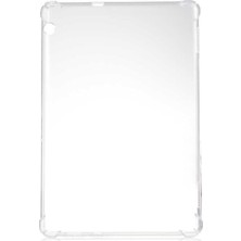 Renas Store Constraın - Huawei T5 10 Inc Tablet ile Uyumlu Darbe Emici Kılıf Nitro Anti Shock Silikon Şeffaf