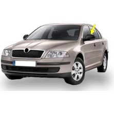 Renas Store Sol Dış Dikiz Ayna Kapağı Siyah 1Z0857537 Skoda Octavia A5 ile Uyumlu 2005-2008