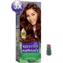Renas Store Koleston Saç Boyası Naturals 5/37 Orta Kestane x 3 Adet