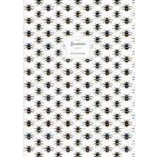 Renas Store Bumblebee Notebook - Lined Pages - A4 - Premium: (White Edition) Fun Notebook 192 Lined Pages (A4 / 8.27X11.69 Inches / 21X29.7CM)