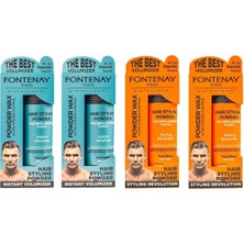 Renas Store Fontenay Saç Şekillendirici Pudra Toz Wax Mat Effect X2 ve Ultra Strong X2 20GR 4'lü Wax Set
