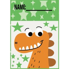 Renas Store Independently Published Dinosaur Grid Book, 100 Pages, 1cm