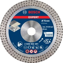 Renas Store Bosch 1 x Expert Hard Ceramic Elmas Kesme Diski, Delik 10 mm (Sert Fayanslar Için, Sert Taş, Çap 76 Mm, Profesyonel Aksesuar, Mini Açılı Taşlama Makinesi)