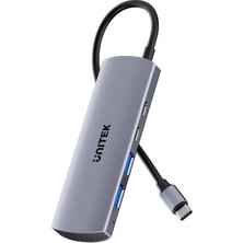 Renas Store Unitek Uhub Q4 4in1 10 Gbps Usb-C Hub (H1112DGY01)