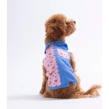 Pawstar Cozie Bear Desenli Denim Gömlek