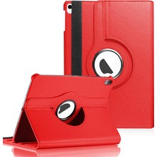 Renas Store Microsonic Apple iPad Air 11 2024 Için Kılıf (A2902-A2903) 360 Rotating Stand Deri Kırmızı [ipad Air 11 2024 ile Uyumlu Kılıf - Kırmızı]