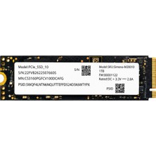 Simona M20010 1tb 6799/6171 Mb/s Pcıe 4.0 X4 Nvme M.2 2280 SSD CS3160PGFCV100DCAFG (Huawei Oem)