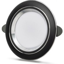 İlk El Grup 1 Adet Noas YL38 0530 Siyah Kasa LED Spot 5W 3 Renkli