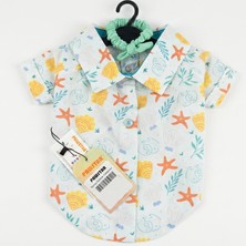 Pawstar Aqua Reverie Desenli Gömlek