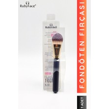 Renas Store Ruby Face Tekli Makyaj Fırçası - Fondöten Fırçası, Homojen Dağılım Sağlayan Fondöten Fırçası