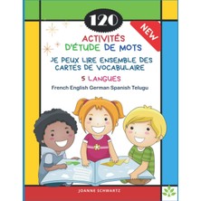 Renas Store 120 Activités D'étude De Mots Je Peux Lire Ensemble Des Cartes De Vocabulaire 5 Langues French English German Spanish Telugu: Jeux Pour Apprendre La ... Games Reading Flashcards For Kids 5-8 Ans
