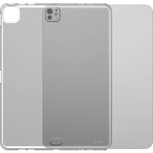 Renas Store Constraın - iPad Pro 11 2024 ile Uyumlu Kılıf Tablet Süper Silikon Kapak - Şeffaf