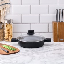 Renas Store Aryıldız Caja Basık Tencere 28 cm