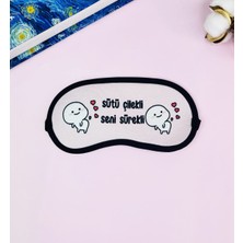 Renas Store Giftmoda Sütü Çilekli Seni Sürekli Tasarımlı Uyku Bandı