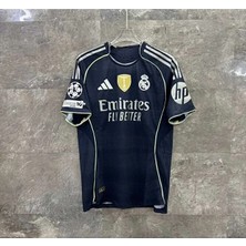 Fair City Real Madridd 2025/26 Yeni Sezon Şampiyonlar Ligi Isimsiz Alternatif Forması