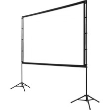Everest Ktp-100 221-125Cm 100 Inç Katlanabilir ve Taşınabilir Ev Kamp Tıpı Projeksiyon Perdesi