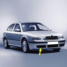 Renas Store Ön Tampon Sağ Kapak Izgarası 1U0807368B Skoda Octavia A4 ile Uyumlu 2001-2009